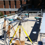 GNSS Antenna Array set up at the Curtin University Bentley campus