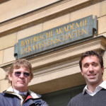 Peter Teunissen and Gabriele Giorgi in front of the Bayerische Akademie der Wissenshaften in Munich.