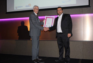 WASEA Excellence Award for 2015 for PhD Student Amir Khodabandeh